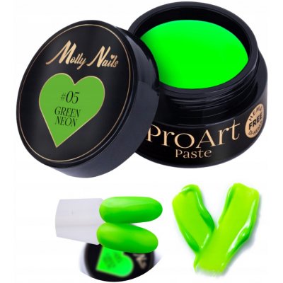 Molly Nails Pro Art pasta na zdobení nehtů zelená 5 5g – Hledejceny.cz