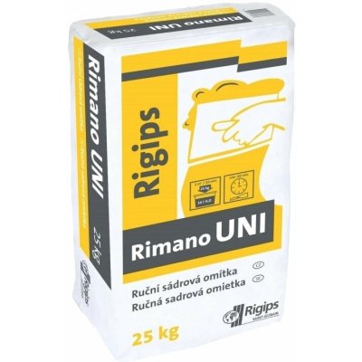 Rigips Rimano UNI ruční vnitřní sádrová omítka 25 kg – Zboží Mobilmania