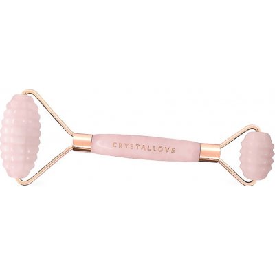 Crystallove 3D Rose Quartz Roller – Zboží Dáma
