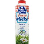Mlékárna Kunín Selské čerstvé mléko 1 l – Zboží Dáma
