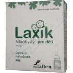 CAREFY Laxík mikroklystýr pro děti 3 x 3 g – Zboží Dáma