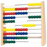 Goki Počítadlo se 100 dřevěnými perličkami a kovovými drátky 2 ks – Zboží Mobilmania