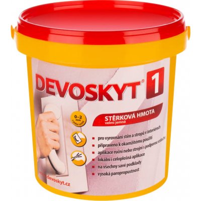 Devoskyt hrubost 1, stěrková hmota do interiéru, 1,8 kg – Hledejceny.cz
