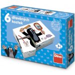 Dino Kostky kubus Krtek 6 ks v krabičce 18 x 13 x 4 cm – Hledejceny.cz