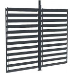 boční lamelová zástěna 4,0 m k bioklimatické pergole LANITPLAST BASIC LG4295 – Sleviste.cz