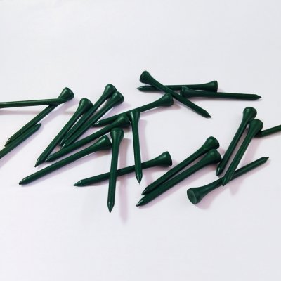 CG Dřevěná golfová týčka tmavě zelené 70 mm / 50 ks – Zboží Dáma