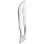 Swann Morton čepelka skalpelová 100 ks - č. 21 – Zboží Mobilmania