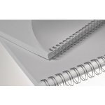 COPIERLAND Kovové hřbety 3:1 pro drátěnou vazbu, průměr 6,9mm, vazba max. 35 listů, 100ks – Zboží Živě