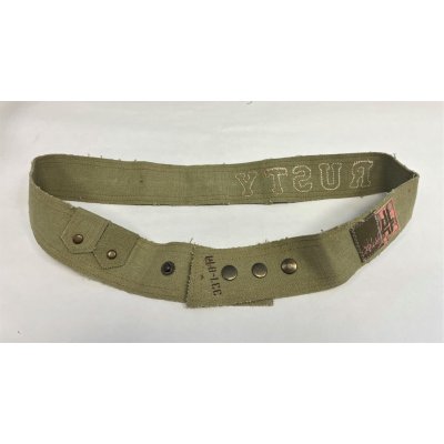 Rusty W WIDE ARMY belt Green