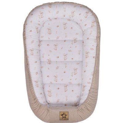 Baby Nellys Hnízdečko pro miminko Premium Goose oboustranné béžové – Zboží Dáma