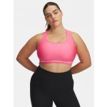 Under Armour Crossback Mid Bra& Růžová – Zboží Mobilmania
