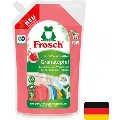 Frosch prací gel 25 dávek Color Granatapfel 1,5 l – Sleviste.cz
