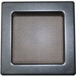 HACO Krbová mřížka s rámečkem a síťkou LKM 170 x 170 mm grafitový lak 0720 – Hledejceny.cz
