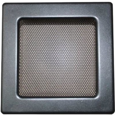 HACO Krbová mřížka s rámečkem a síťkou LKM 170 x 170 mm grafitový lak 0720 – Hledejceny.cz