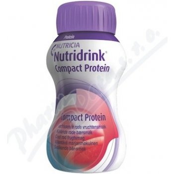 NUTRIDRINK COMPACT PROTEIN S PŘÍCHUTÍ CHLADIVÉHO ČERVENÉHO OVOCE POR SOL 4X125ML