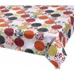 Bellatex Ubrus BERTA Hnědá Vínová Oranžová 120x140 cm – Hledejceny.cz