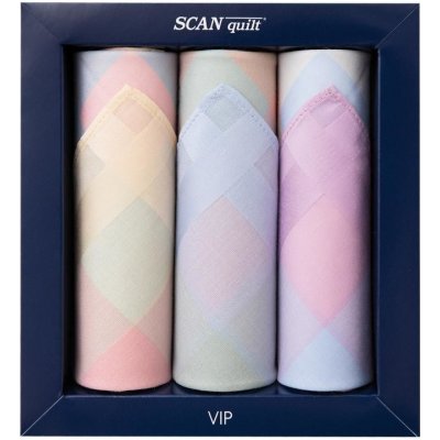 SCANquilt dámské kapesníky VIP 3 ks L77 – Zboží Dáma