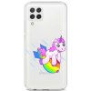 Pouzdro a kryt na mobilní telefon Samsung Pouzdro TopQ Samsung A22 silikon Flying Unicorn