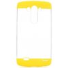 Pouzdro a kryt na mobilní telefon Pouzdro Roar Fit UP Clear LG G3 žluté