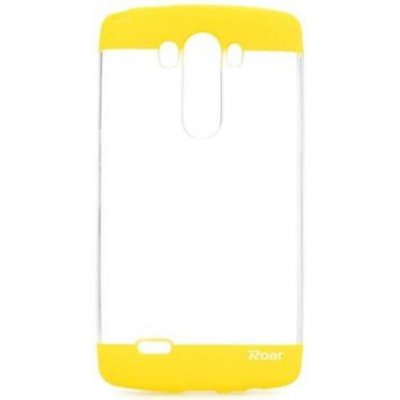 Pouzdro Roar Fit UP Clear LG G3 žluté