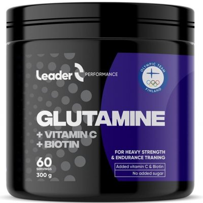 Leader Glutamine + Vitamin C + Biotin 300 g