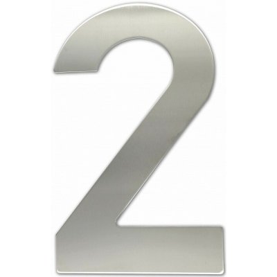 KĽUČKA Číslice "2" fasádní 200mm NEREZ S Nerez – Hledejceny.cz