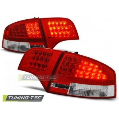 Světla zadní AUDI A4 B7 11.04-11.07 SEDAN RED WHITE LED – Hledejceny.cz
