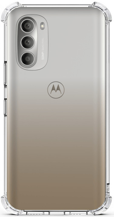 Pouzdro TopQ Motorola Moto G51 5G odolný průhledný