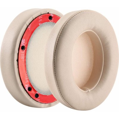 eses náušníky pro sluchátka Beats Studio 2.0 a 3.0 béžové kůže – Zboží Živě