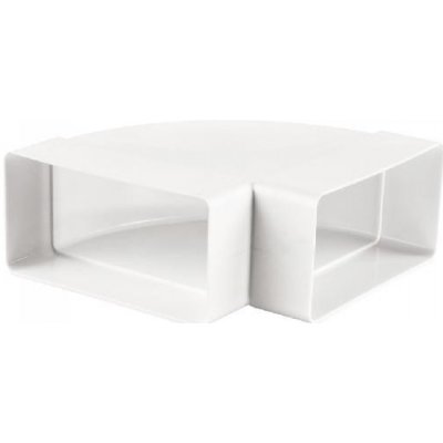 Vents Koleno pro čtyřhranné potrubí vodorovné 110x55 mm PVC – Hledejceny.cz