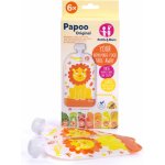 Petite&Mars kapsička na jídlo Papoo Original Lion 6 ks – Zboží Dáma