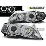 Tuning-Tec Přední čirá světla BMW 3 E46 (2001 - 2005) - chromované - Angel Eyes – Hledejceny.cz