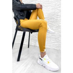 Gourd jeans dámské žluté kalhoty GD6288-17Y