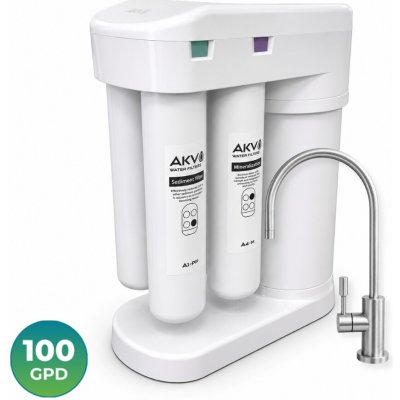 AKV RO TYTAN-100 White kompaktní filtr reverzní osmózy 100 GPD – Hledejceny.cz