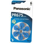 Panasonic baterie do naslouchadel 6ks PR675(44H)/6LB – Sleviste.cz