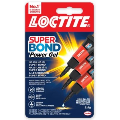 Loctite Super Bond power gel 3 x 1 g – Zboží Mobilmania