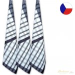 Sleep-well TRADIČNÍ KÁRO 50 x 70 cm TMAVĚ šedá 3 ks – Sleviste.cz