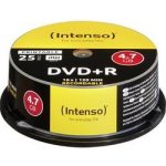 Intenso DVD+R 4,7GB 16x, printable, cakebox, 25ks (4811154) – Zboží Živě
