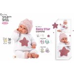 Llorens 63648 NEW BORN realistická miminko se zvuky a měkkým látkovým tělem 36 cm – Hledejceny.cz