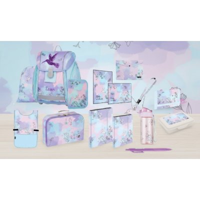 Oxybag Školní sada set 15ks PREMIUM LIGHT Kolibřík batoh, sáček, penál a doplňky 0-59625/015 – Zboží Dáma