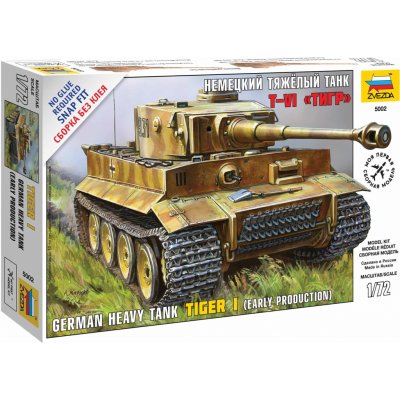 Zvezda Pz.Kpfw.VI Tiger I Snap Kit 5002 1:72