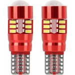 LED AMIO CANBUS 27SMD 3014 T10e (W5W) bílá 12V / 24V sada - 2 ks. – Hledejceny.cz