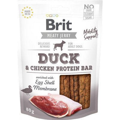 Brit Jerky Duck Protein Bar 6 x 80 g – Hledejceny.cz