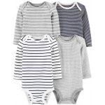 CARTER'S Body dlouhý rukáv Striped chlapec LBB 4ks – Zboží Mobilmania