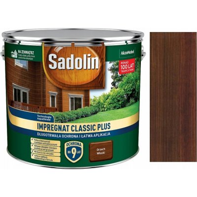 Impregnace na dřevo Sadolin 9 l ořech vlašský, pro venkovní použití – Hledejceny.cz