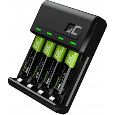 Green Cell GRSETGC02 + 4x AAA 800 mAh – Zboží Živě
