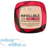 L'Oréal Paris Make-up v pudru Infaillible 24H Fresh Wear Foundation in a Powder 180 Rose Sand 9 g – Hledejceny.cz