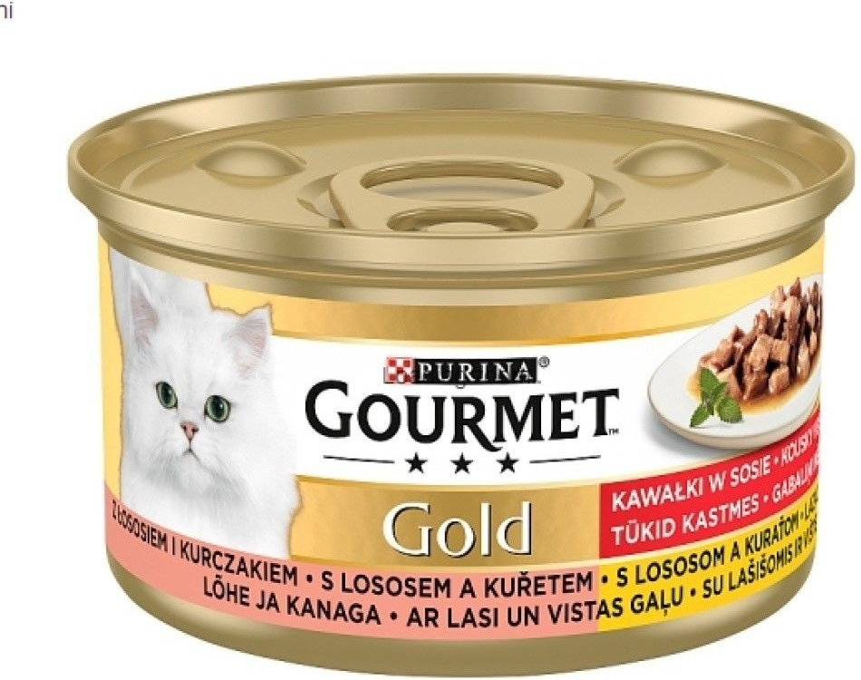 Gourmet gold los & kuř.kousky 24 x 85 g