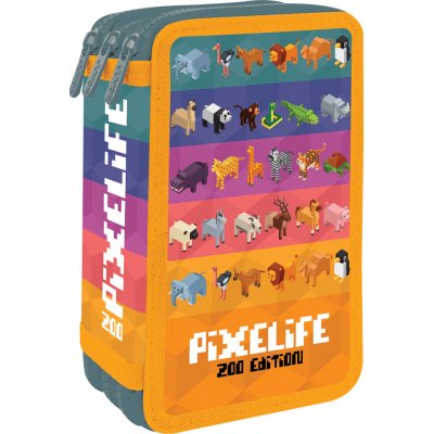 Junior prázdné 3 patrové S8 Pixelife Zoo Edition – Hledejceny.cz
