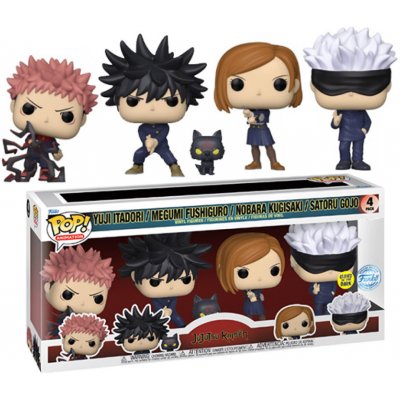 Funko Pop! Jujutsu Kaisen Yuji Itadori, Megumi Fushiguro Nobara Kugisaki Satoru Gojo Glows in the Dark – Zbozi.Blesk.cz